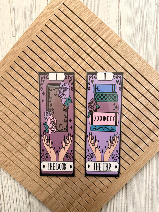 Tarot Card Reader Bookmark: Laminated Book Lover Gift