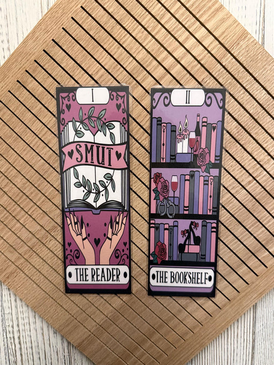 Smut Reader Tarot Card Bookmark: Laminated Bookish Gift