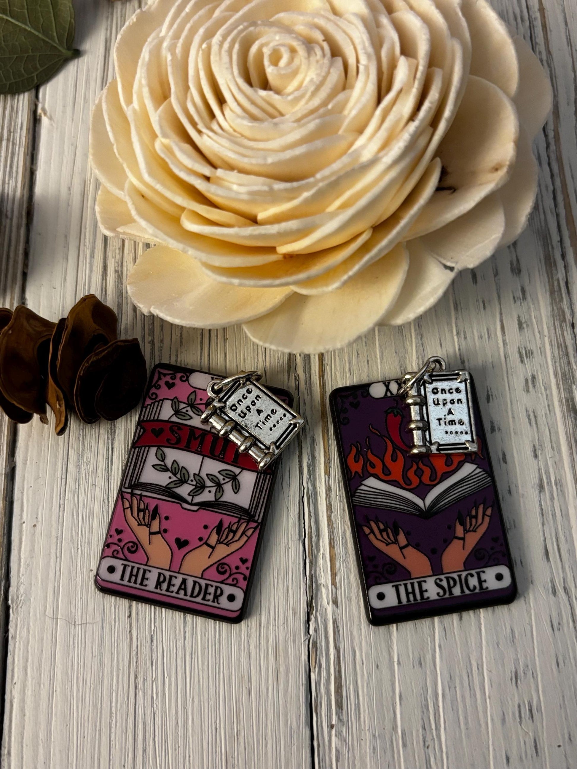 Bookish Kindle Charm: Dark Romance Dust Plug - Book Lover Gift