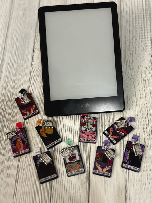 Bookish Kindle Charm: Dark Romance Dust Plug - Book Lover Gift