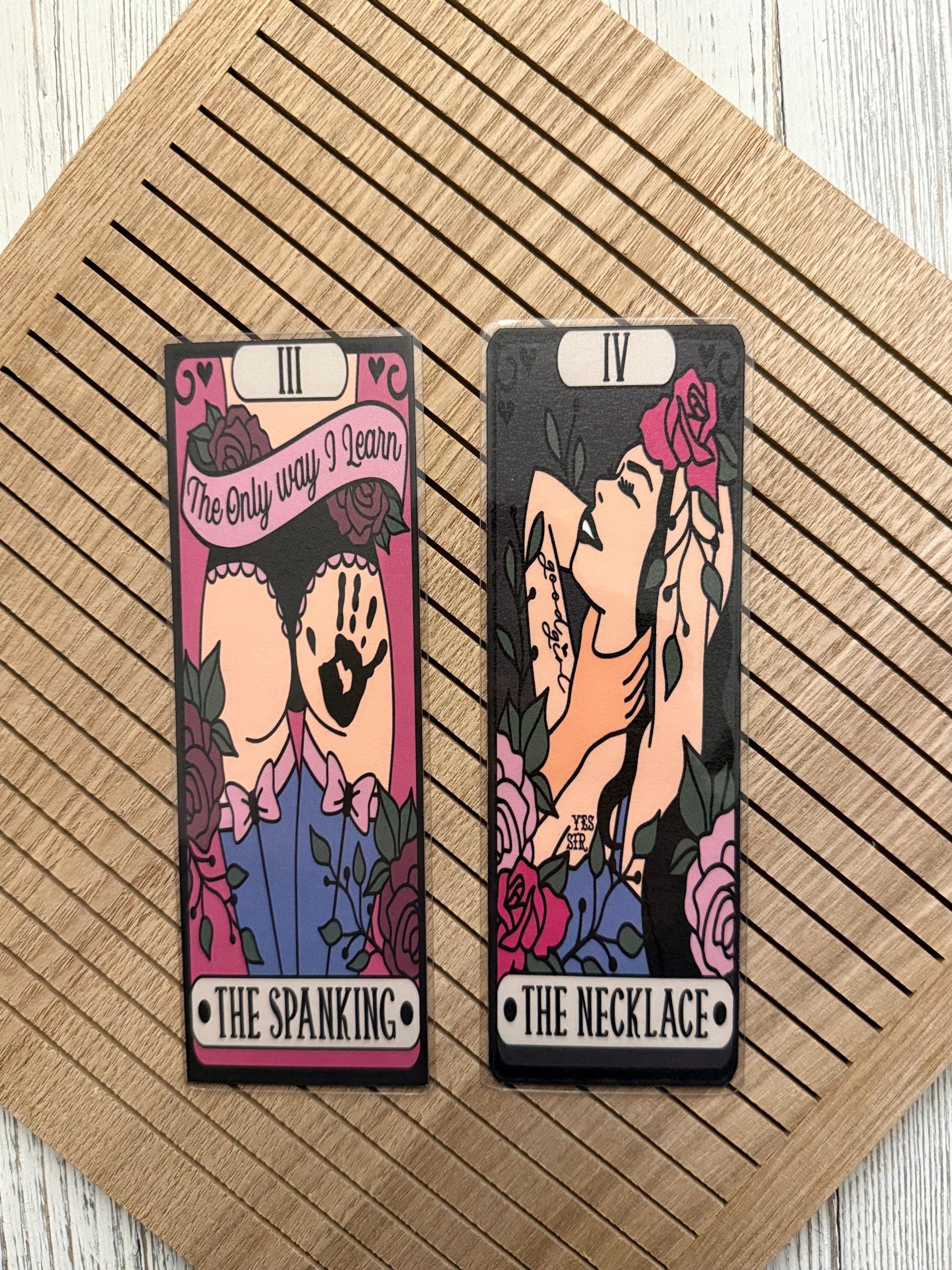 Kinky Reader Tarot Card Bookmarks, Bookish Merch, Book Lover Gift, Booktok Lover, Kinky Romance, The Brat, Readers Bookmarks, Tarot Bookmark
