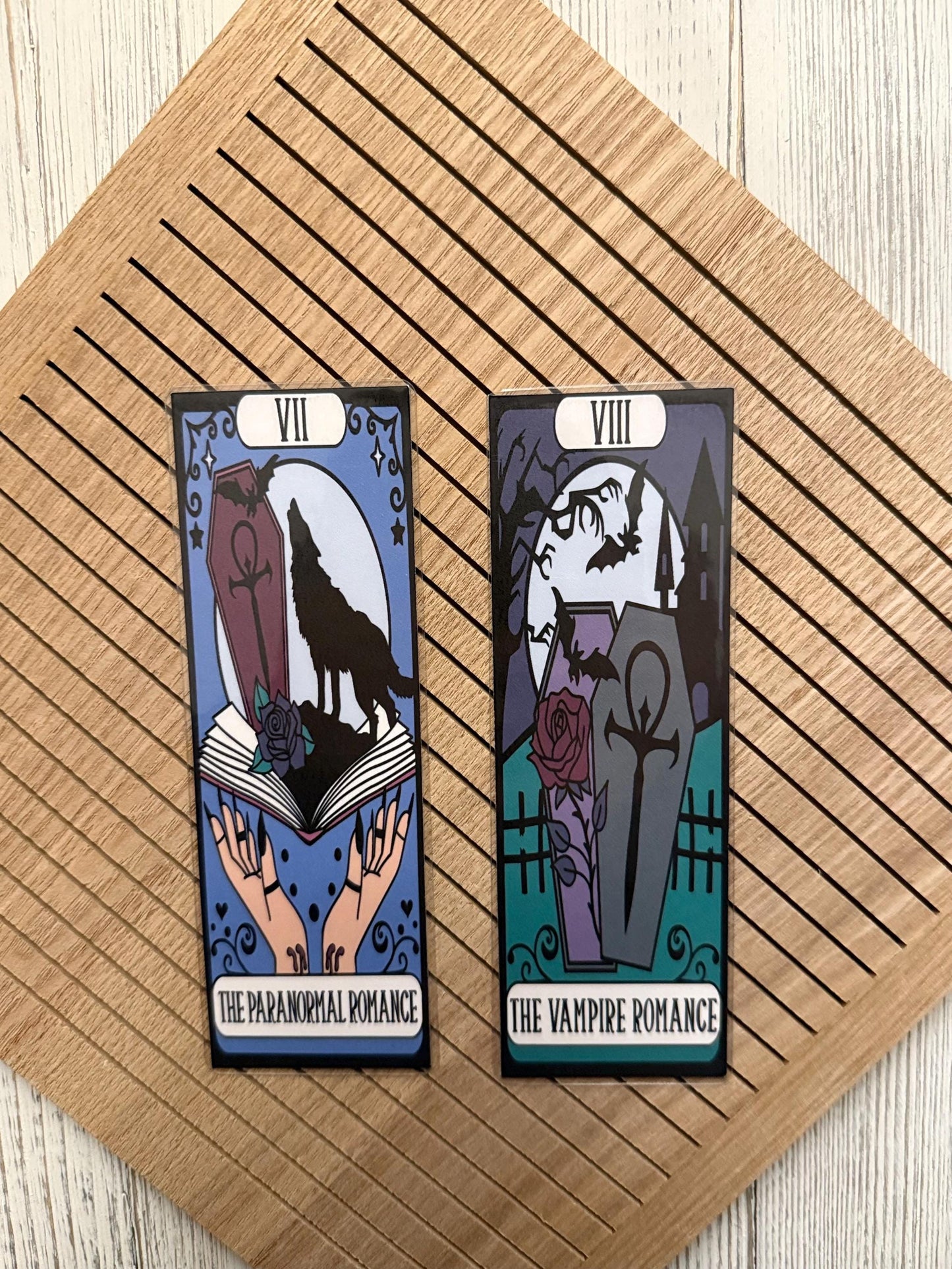 Fantasy Tarot Card Bookmark: Romantasy Book Lover Gift