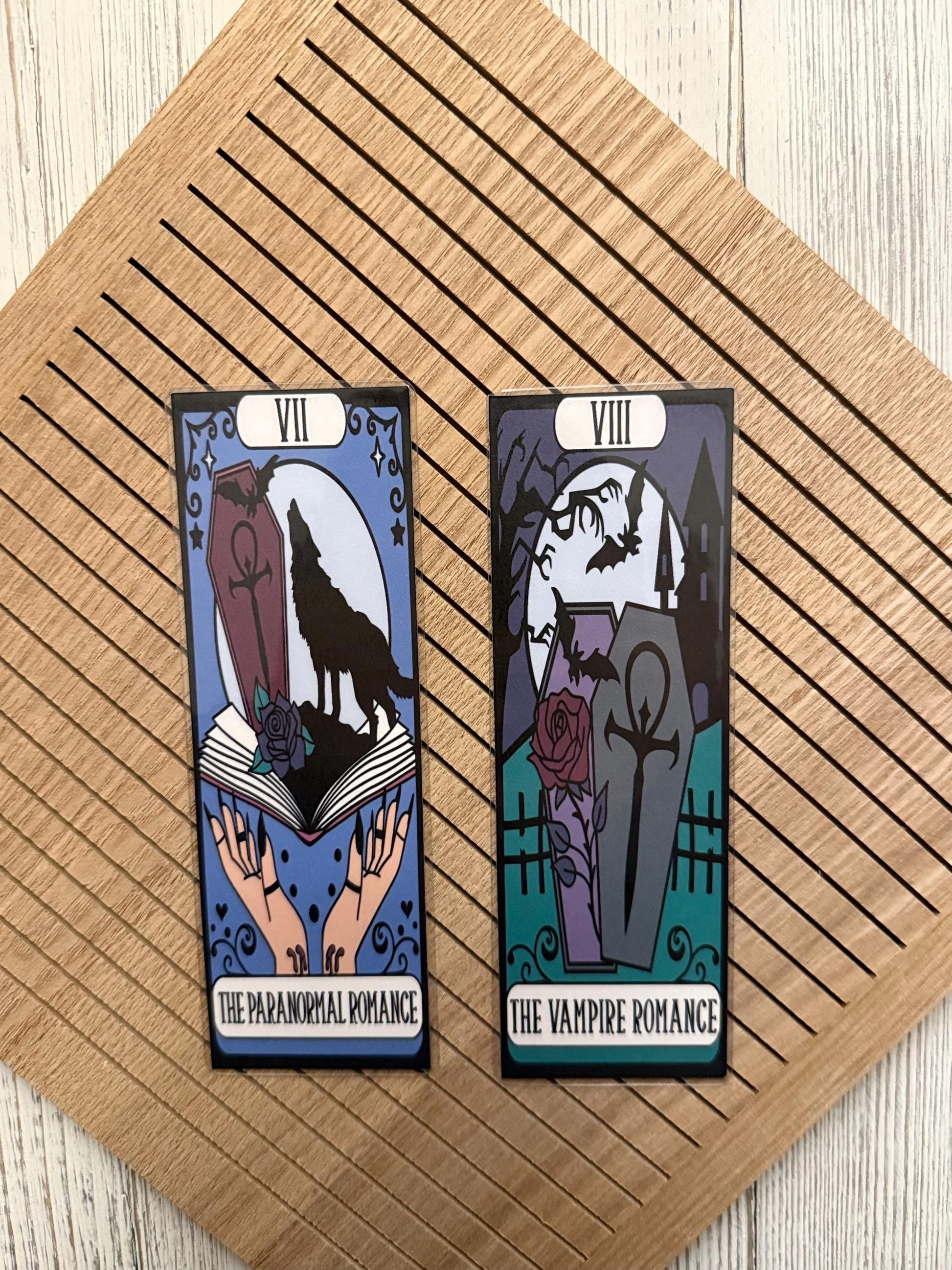 Fantasy Tarot Card Bookmark: Romantasy Book Lover Gift