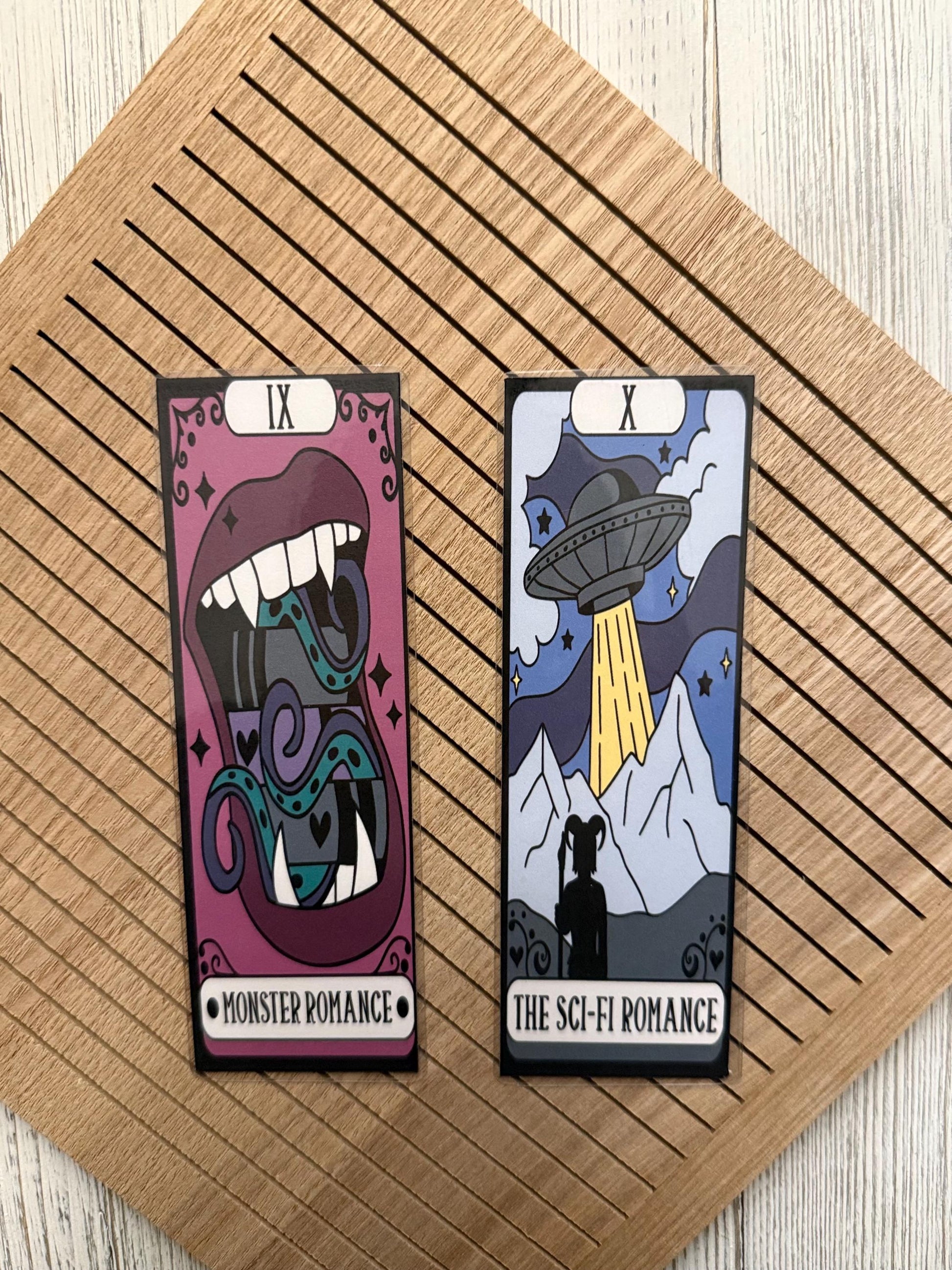 Fantasy Tarot Card Bookmark: Romantasy Book Lover Gift