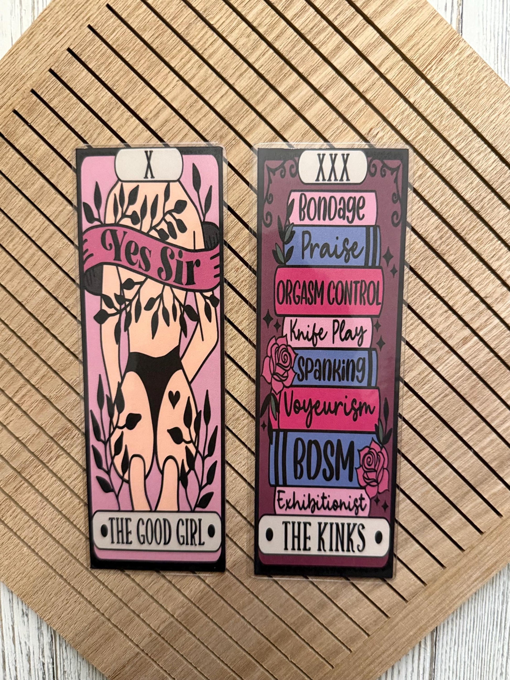 Kinky Reader Tarot Card Bookmarks, Bookish Merch, Book Lover Gift, Booktok Lover, Kinky Romance, The Brat, Readers Bookmarks, Tarot Bookmark