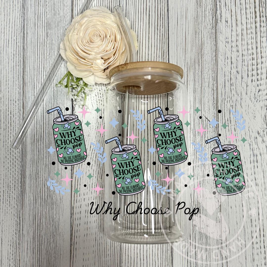 Bookish Glass Can Cup: Romance Reader Gift, Plot Twist Pop