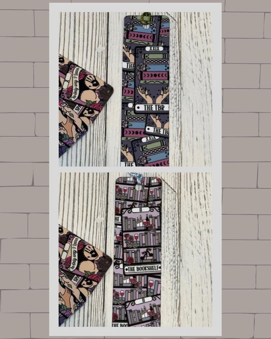 Kinky Reader Tarot Metal Bookmarks, Bookish Merch, Book Lover Gift, Booktok Lover, Kinky Romance, The Brat, Readers Bookmark, Tarot Bookmark