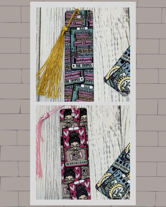 Tarot Reader Metal Bookmark: Book Lover Gift