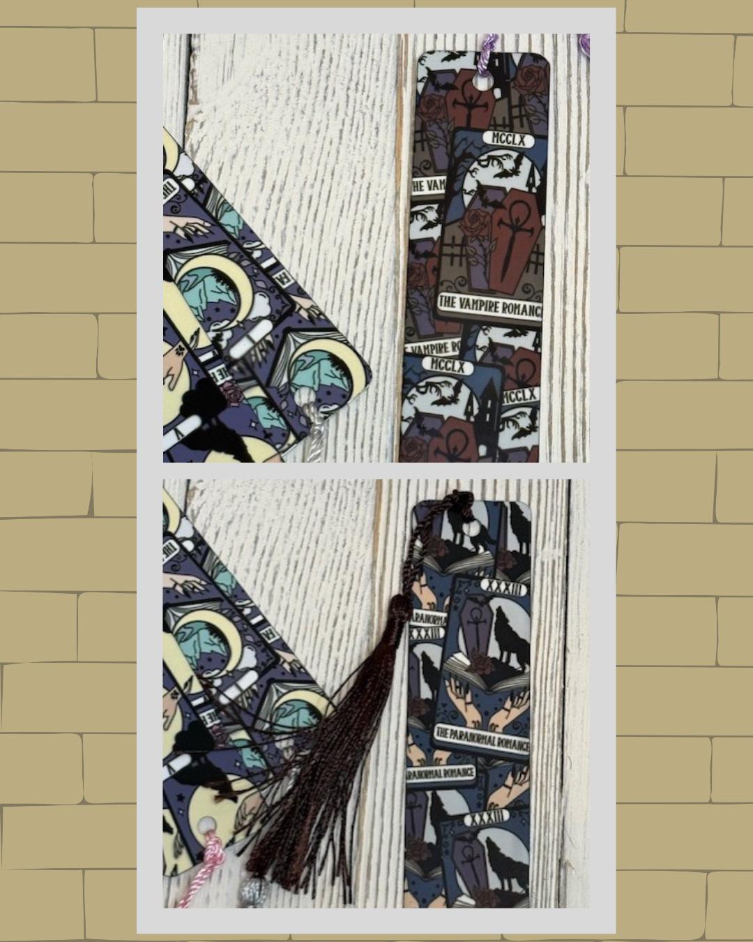 Fantasy Tarot Aluminum Bookmark: Book Lover Gift