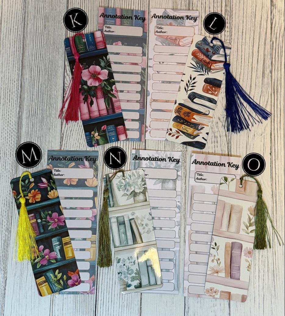 Complete Book Annotation Set – Bookmark Duo, Pen, Tabs, Highlighter & Sticky Notes – Aesthetic Book Lover Gift