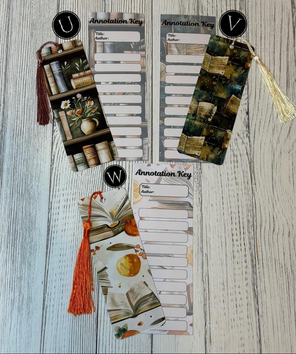 Complete Book Annotation Set – Bookmark Duo, Pen, Tabs, Highlighter & Sticky Notes – Aesthetic Book Lover Gift