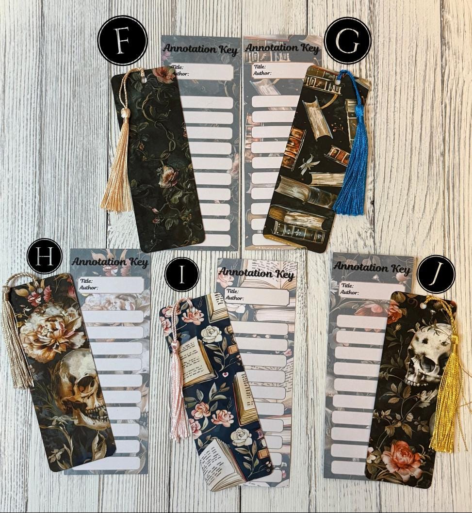 Complete Book Annotation Set – Bookmark Duo, Pen, Tabs, Highlighter & Sticky Notes – Aesthetic Book Lover Gift