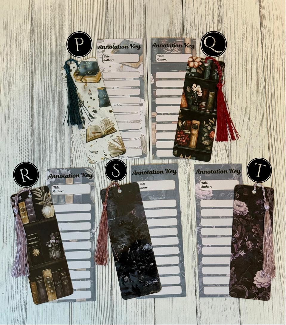 Complete Book Annotation Set – Bookmark Duo, Pen, Tabs, Highlighter & Sticky Notes – Aesthetic Book Lover Gift