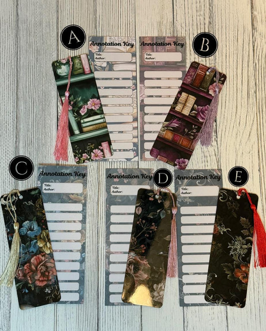 Complete Book Annotation Set – Bookmark Duo, Pen, Tabs, Highlighter & Sticky Notes – Aesthetic Book Lover Gift